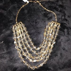 Lydell NYC 5 strand glass bead necklace